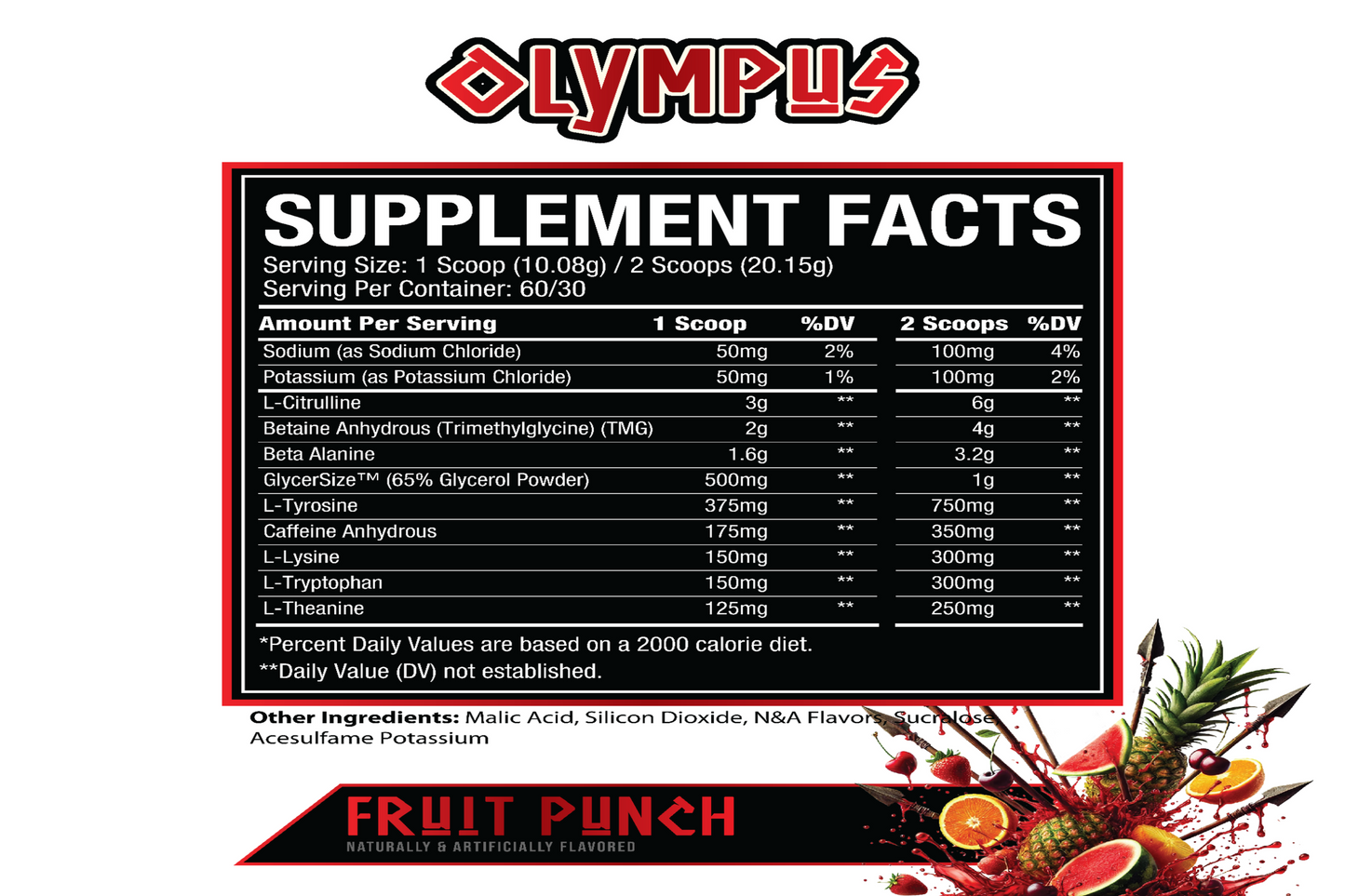 Fruit Punch High Stim Pre-Workout (Ares)