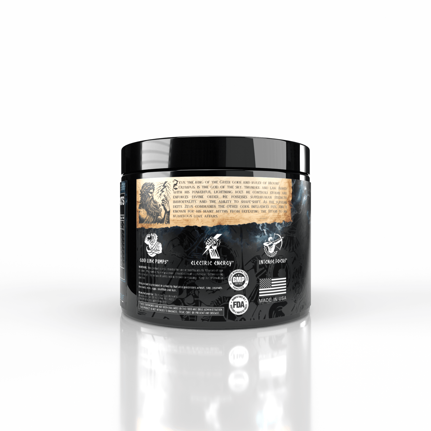 Blue Raspberry High Stim Pre-Workout (Zues)