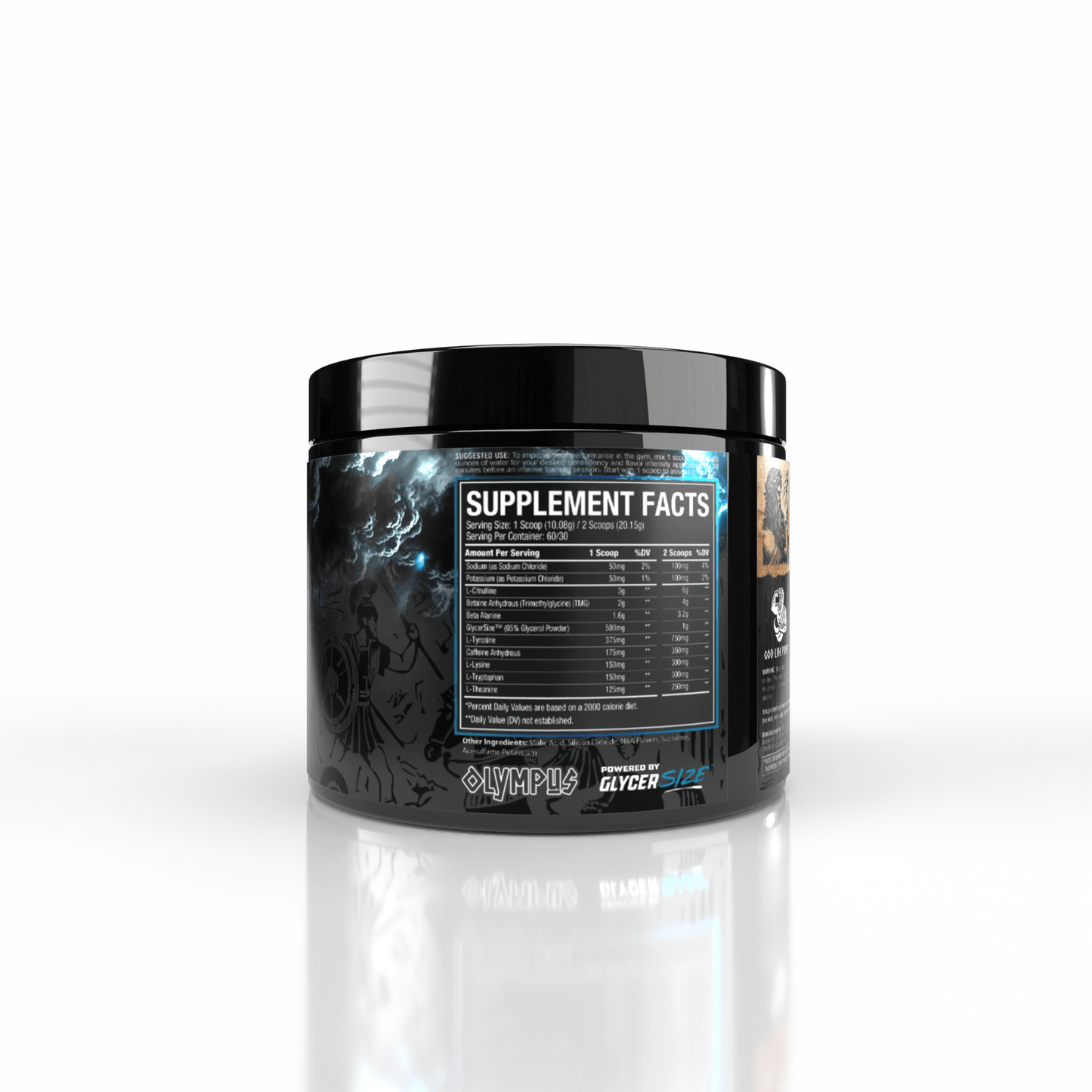 Blue Raspberry High Stim Pre-Workout (Zues)
