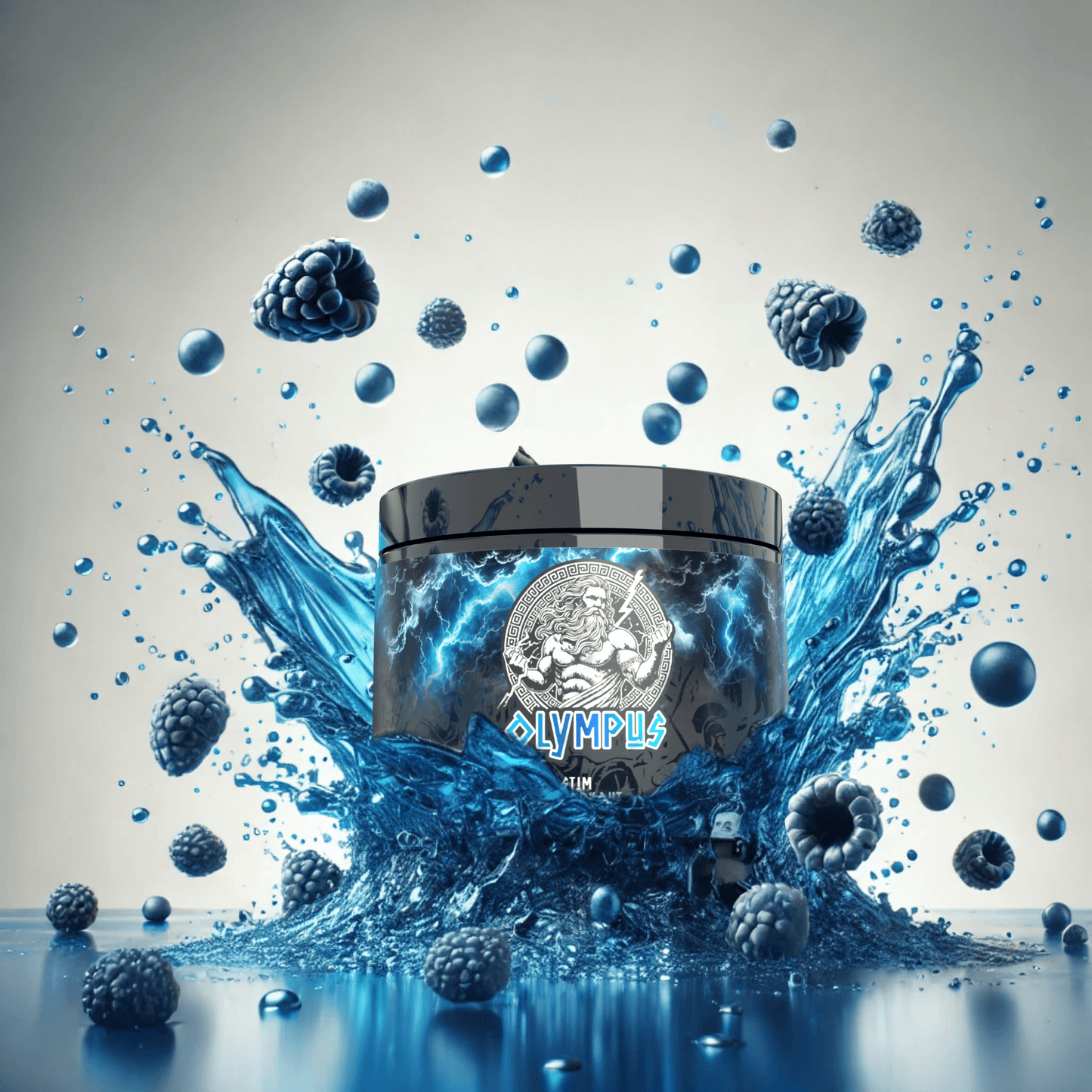 Blue Raspberry High Stim Pre-Workout (Zues)
